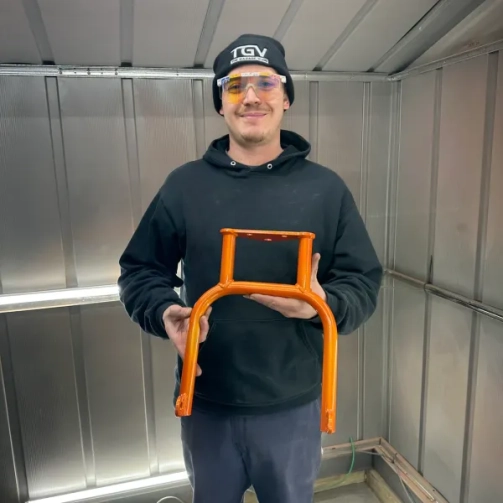 Factory-Second-Orange-Forks-